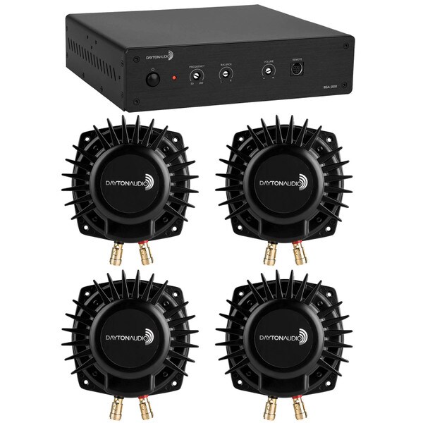 Main product image for Dayton Audio BSA-200 Amp with 4 BST-1 Bass Shake 300-9020